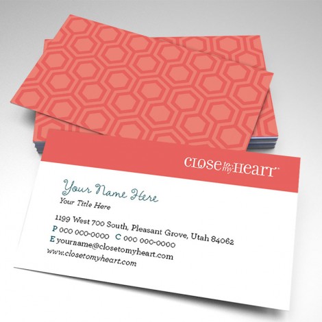 Close To My Heart Hexagon Business Cards (pack of 250)