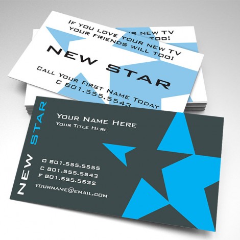 Elevate - New Star Business Cards (pack of 250)