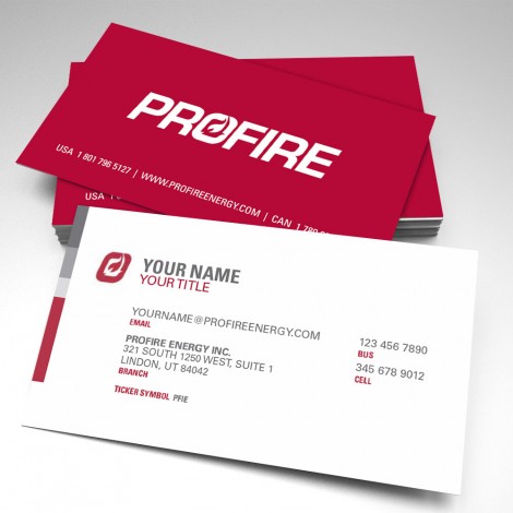Elevate - Profire No Fax Business Cards Style 2 (pack of 250)
