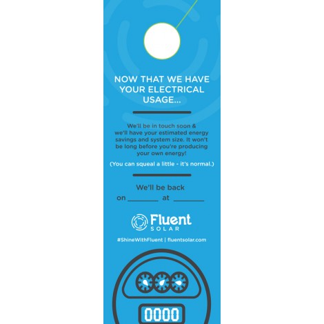 Fluent Door Hanger Style 003 (pack of 25)