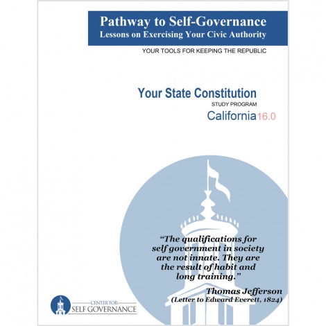 CALIFORNIA State Constitution Workbook