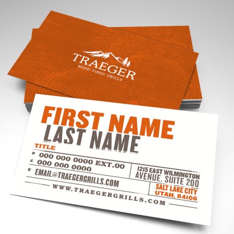 Traeger Two #'s Basic Business Card (pack of 250)